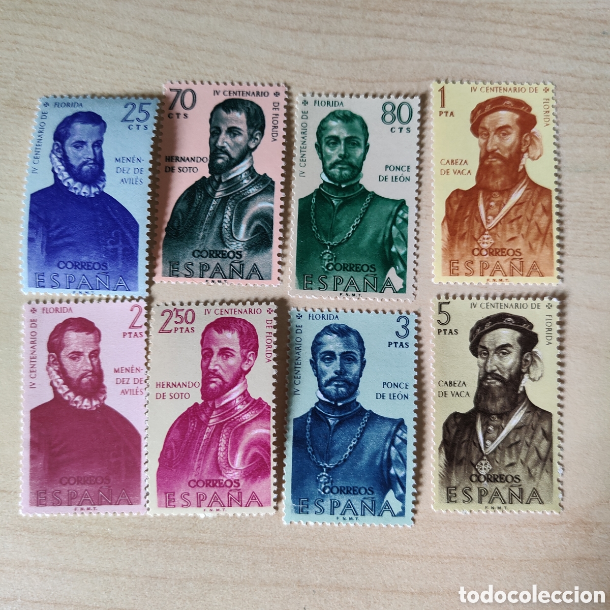 Sellos: SA1 ESPA&Ntilde;A EDIFIL NUM. 1298 a 1305 MNH ** SERIE COMPLETA