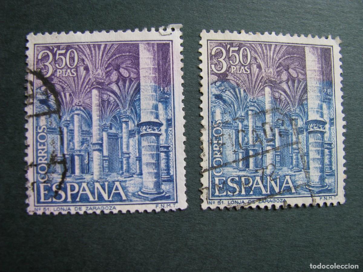 Sellos: ESPA&Ntilde;A VARIEDAD COLOR A&Ntilde;O 1970 MONUMENTOS EDIFIL 1986