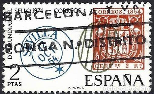 Sellos: Espa&ntilde;a 1974 - Mi 2074 - YT 1834 - D&iacute;a del sello