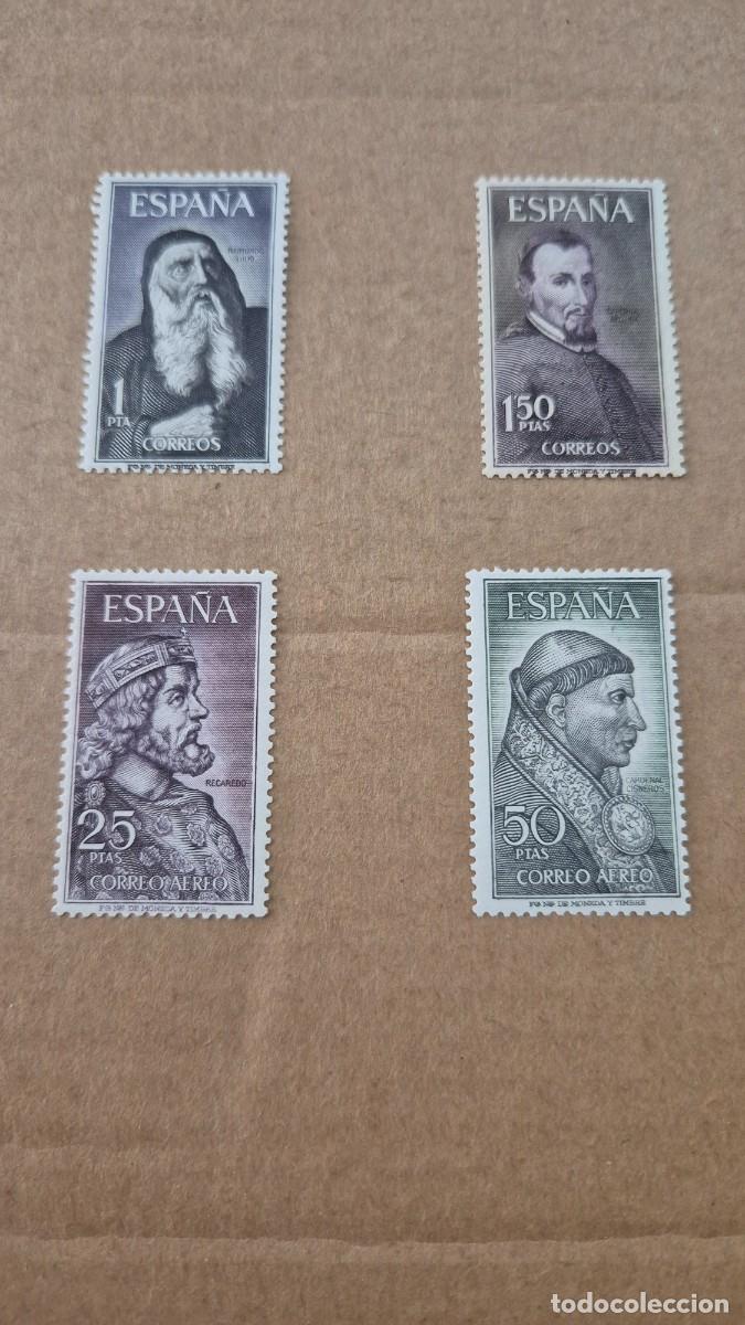 Sellos: LOTE SELLOS ESPA&Ntilde;A 2&ordm; CENTENARIO A&Ntilde;O 1963 PERSONAJES ESPA&Ntilde;OLES