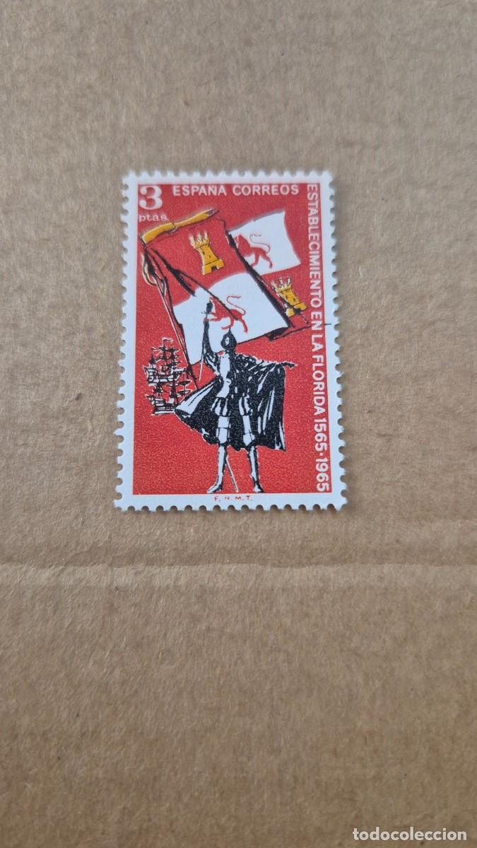 Sellos: LOTE SELLOS ESPA&Ntilde;A 2&ordm; CENTENARIO A&Ntilde;O 1965 IV CENTENARIO DE LA FUNDACION DE SAN AGUSTIN FLORIDA
