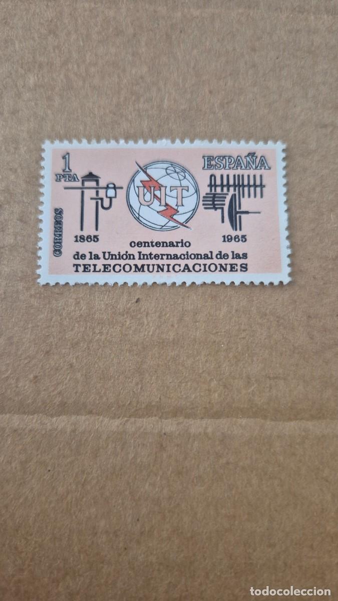 Sellos: LOTE SELLOS ESPA&Ntilde;A 2&ordm; CENTENARIO A&Ntilde;O 1965 IV CENTENARIO DE LA UNION INTERNACIONAL DE LAS TELECOMUNIC