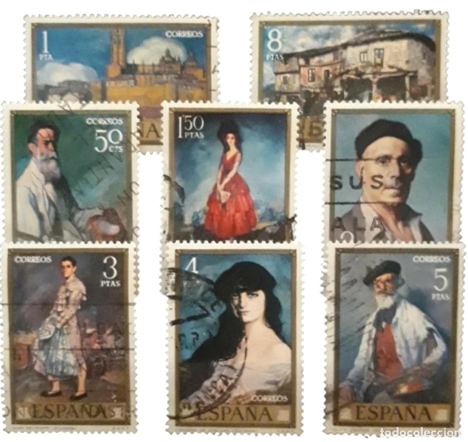 Sellos: ESPA&Ntilde;A 1971 ZULOAGA - SERIE COMPLET&Aacute;. USADO.