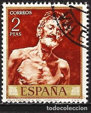 Sellos: Espa&ntilde;a 1968 - Mi 1745 - YT 1512 - D&iacute;a del Sello : Cuadro de Mariano Fortuny