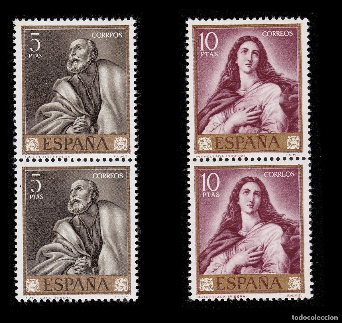 Sellos: Espa&ntilde;a. 1963. Ribera. Blq2. Nuevo** Edifil 1498-1507 +OBSEQUIO - Foto 5