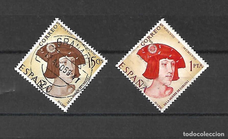 Sellos: Carlos V (emperador),pintado por B.Strigel . Espa&ntilde;a. sellos emit. 30-7-1958