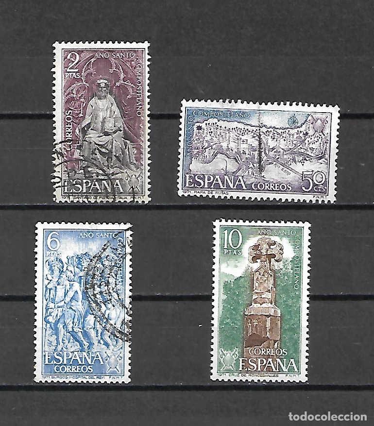 Sellos: A&ntilde;o Santo Compostelano, Espa&ntilde;a, sellos emit. 30-12-1971