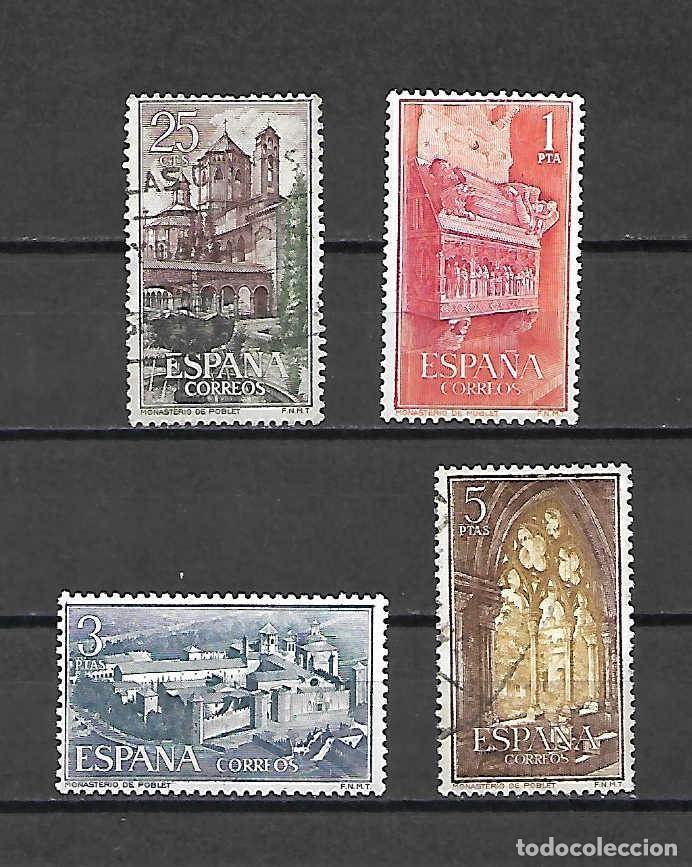 Sellos: Monasterio de Poblet , Espa&ntilde;a, sellos emit. 25-2-1963 - Foto 1