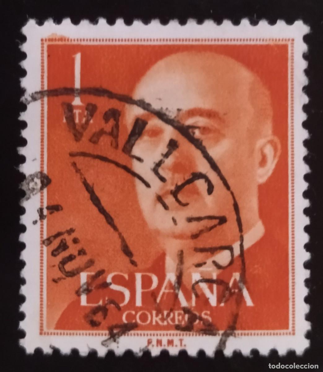 Sellos: FRANCO 1955- 1956. FECHADOR VALLCARCA (BARCELONA). USADO.