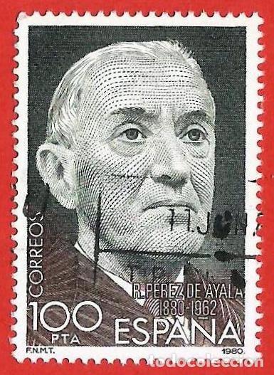 Sellos: Espa&ntilde;a. 1980. Edifil # 2578. Ramon Perez de Ayala