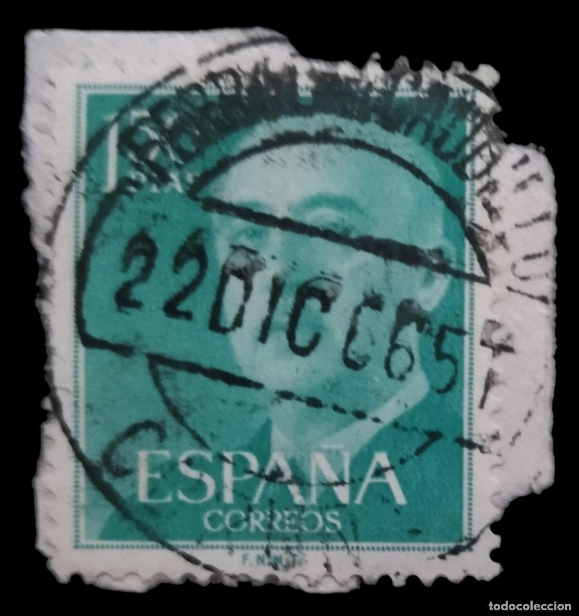 Sellos: FRANCO 1955- 1956. FECHADOR EL FERROL DEL CAUDILLO 22 DICIEMBRE 1965. USADO.