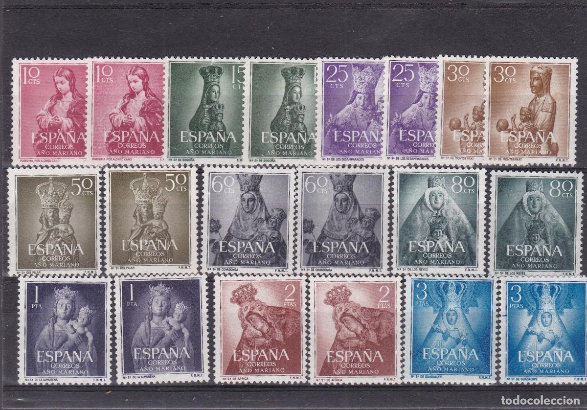 Sellos: FC -171- VIRGENES Edifil 1132/41 x 2 Series* VARIEDADES