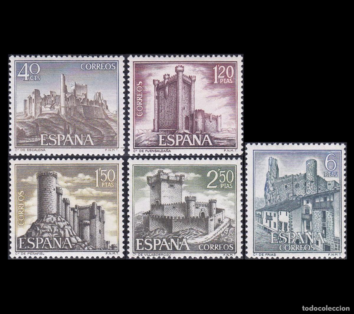 Sellos: Espa&ntilde;a, 1968 | Castillos de Espa&ntilde;a (III) | Ed 1880/4 - Yv 1540/4 - Mi 1770/4 MNH **