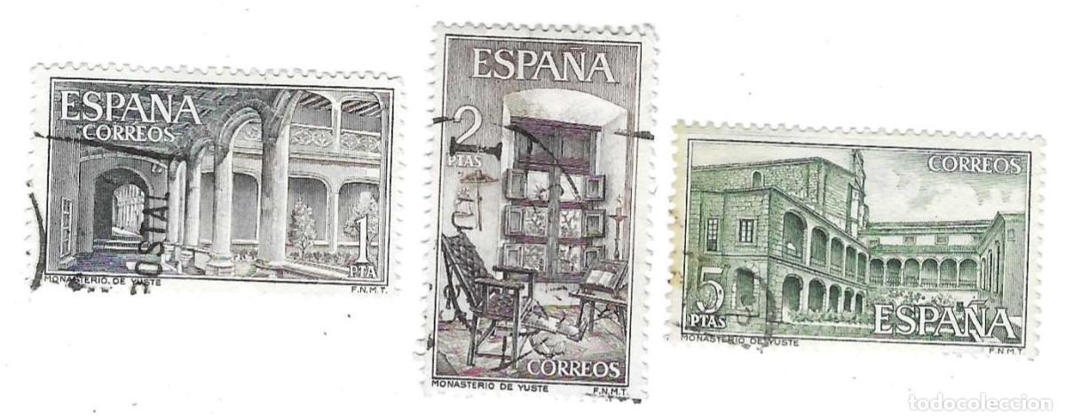 Sellos: Serie usada Espa&ntilde;a. Edifil n&ordm; 1686-8. Monasterio de Yuste. ref. 1u-1686-8