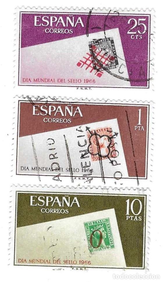 Sellos: Serie usada Espa&ntilde;a. Edifil n&ordm; 1723-5. D&iacute;a Mundial del Sello. ref. 1u-1723-5