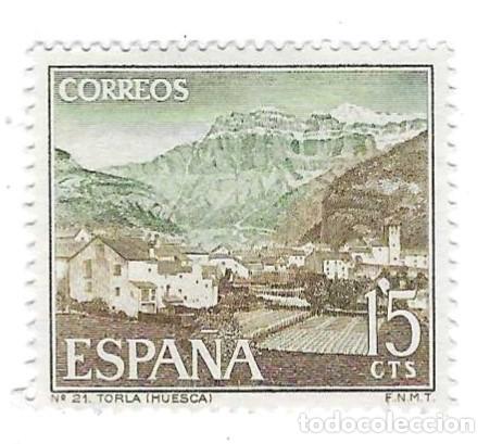 Sellos: Sello usado Espa&ntilde;a. Edifil n&ordm; 1727. Serie Tur&iacute;stica. Torla. Huesca. ref. 1u-1727