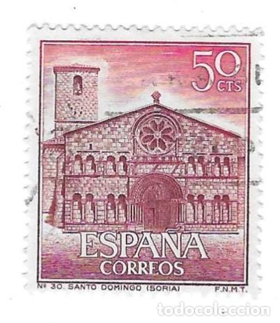 Sellos: Sello usado Espa&ntilde;a. Edifil n&ordm; 1729. Serie Tur&iacute;stica. Iglesia de Santo Domingo. Soria. ref. 1u-1729