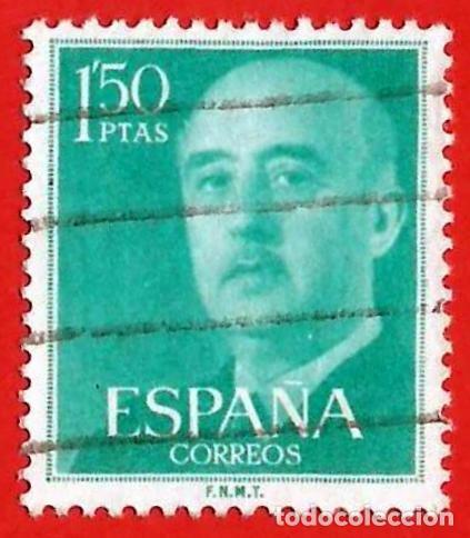 Selos: Espa&ntilde;a. 1956. Edifil # 1155. General Francisco Franco