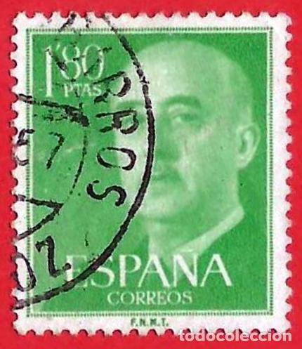 Selos: Espa&ntilde;a. 1956. Edifil # 1156. General Francisco Franco