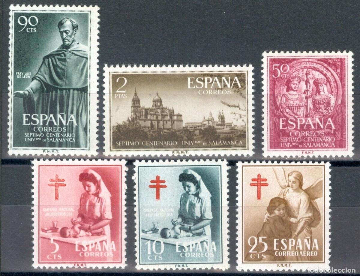 Sellos: Sellos Espa&ntilde;a a&ntilde;o 1953* completo en nuevo sin 1124/1125