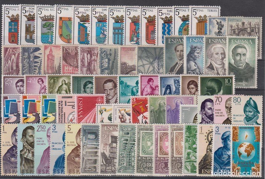 Sellos: Sellos Espa&ntilde;a a&ntilde;o 1965* completo en nuevo