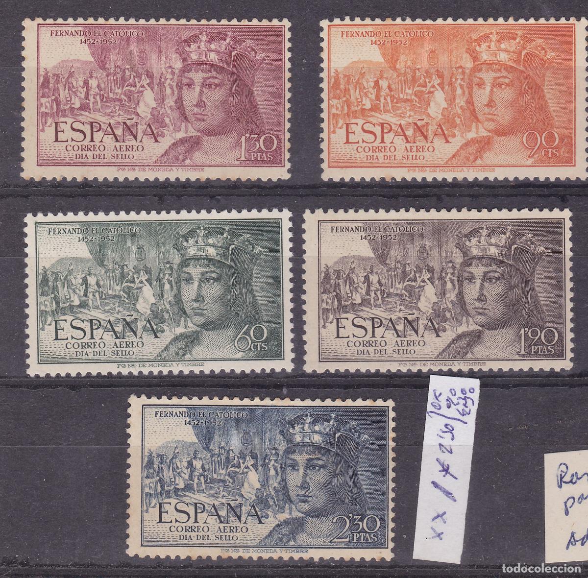 Sellos: FC-331-FERNANDO AEREOS Edifil 1111/15 Nuevos
