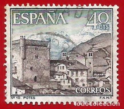 Sellos: Espa&ntilde;a. Spain. 1964. Edifil # 1541. Turismo. Potes