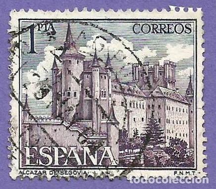 Sellos: Espa&ntilde;a. Spain. 1964. Edifil # 1546. Turismo. Alcazar de Segovia