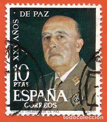 Sellos: Espa&ntilde;a. Spain. 1964. Edifil # 1589. XXV A&ntilde;os de Paz. General Franco
