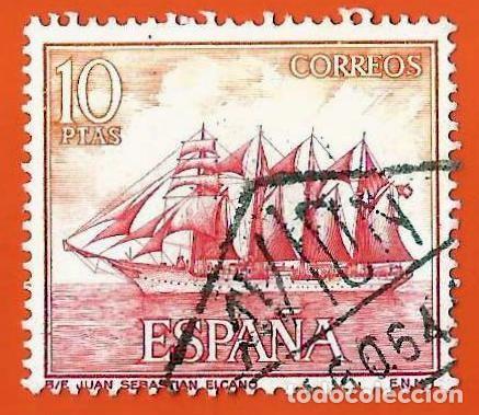 Sellos: Espa&ntilde;a. Spain. 1964. Edifil # 1612. Marina Espa&ntilde;ola. Buque Escuela &rdquo;Juan Sebastian Elcano&rdquo;