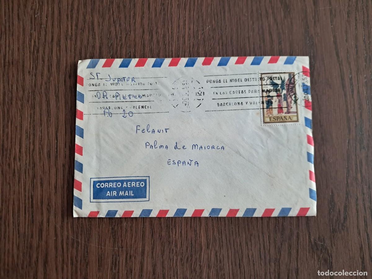 Sellos: sobre, carta circulada con sellos de Espa&ntilde;a, a&ntilde;o 1975. radioaficionado.