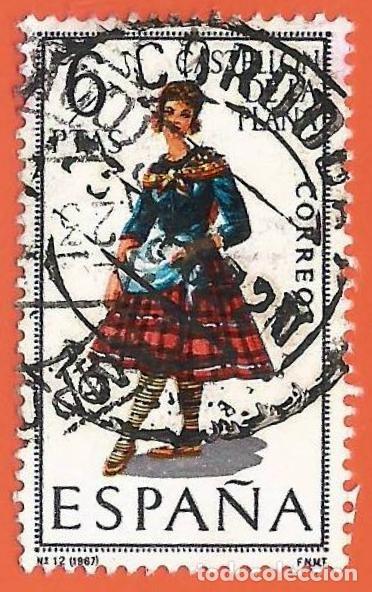 Selos: Espa&ntilde;a. Spain. 1967. Edifil # 1778. Traje regional. Castellon de la Plana