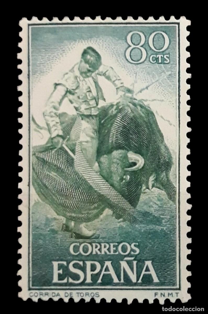 Sellos: ESPA&Ntilde;A 1960. Fiesta Nacional (Tauromaquia). Edifil N.&ordm; 1260. NUEVO - MNH.