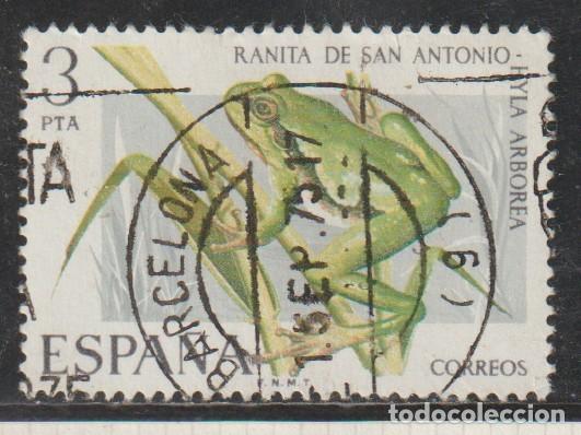 Sellos: ESPA&Ntilde;A // EDIFIL 2274 // 1975 ... USADO - FAUNA HISPANICA. RANITA SAN ANTONIO