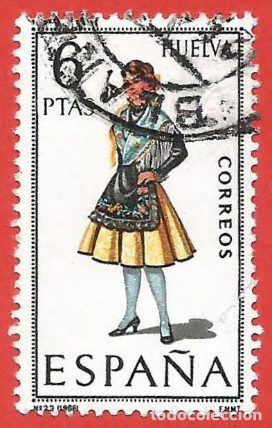 Sellos: Espa&ntilde;a. Spain. 1968. Edifil # 1849. Traje regional. Huelva