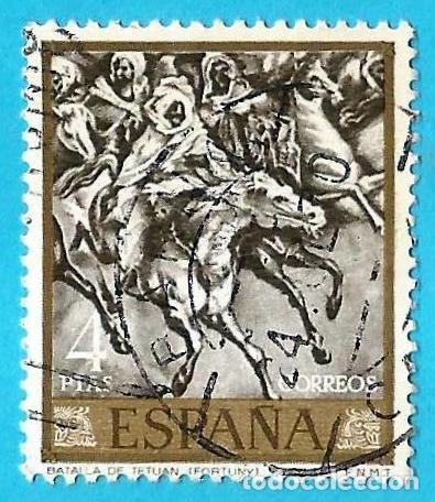 Sellos: Espa&ntilde;a. Spain. 1968. Edifil # 1862. Mariano Fortuny. Batalla de Tetuan