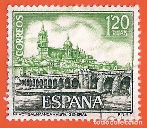 Sellos: Espa&ntilde;a. Spain. 1968. Edifil # 1876. Turismo. Vista de Salamanca