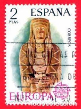 Sellos: Espa&ntilde;a. 1974. Edifil # 2177. Esculturas Iberas. Dama Oferente del Cerro de los Santos (Albacete)