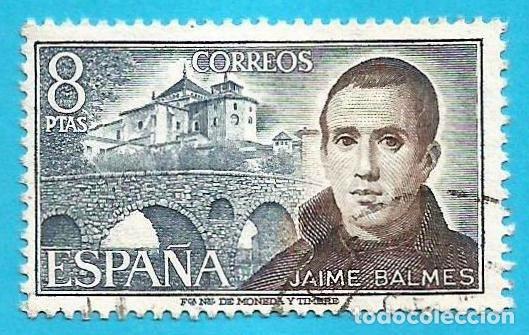 Sellos: Espa&ntilde;a. 1974. Edifil # 2180. Personajes. Jaime Balmes