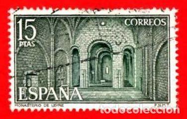 Sellos: Espa&ntilde;a. 1974. Edifil # 2231. Monasterio de Leyre. Cripta