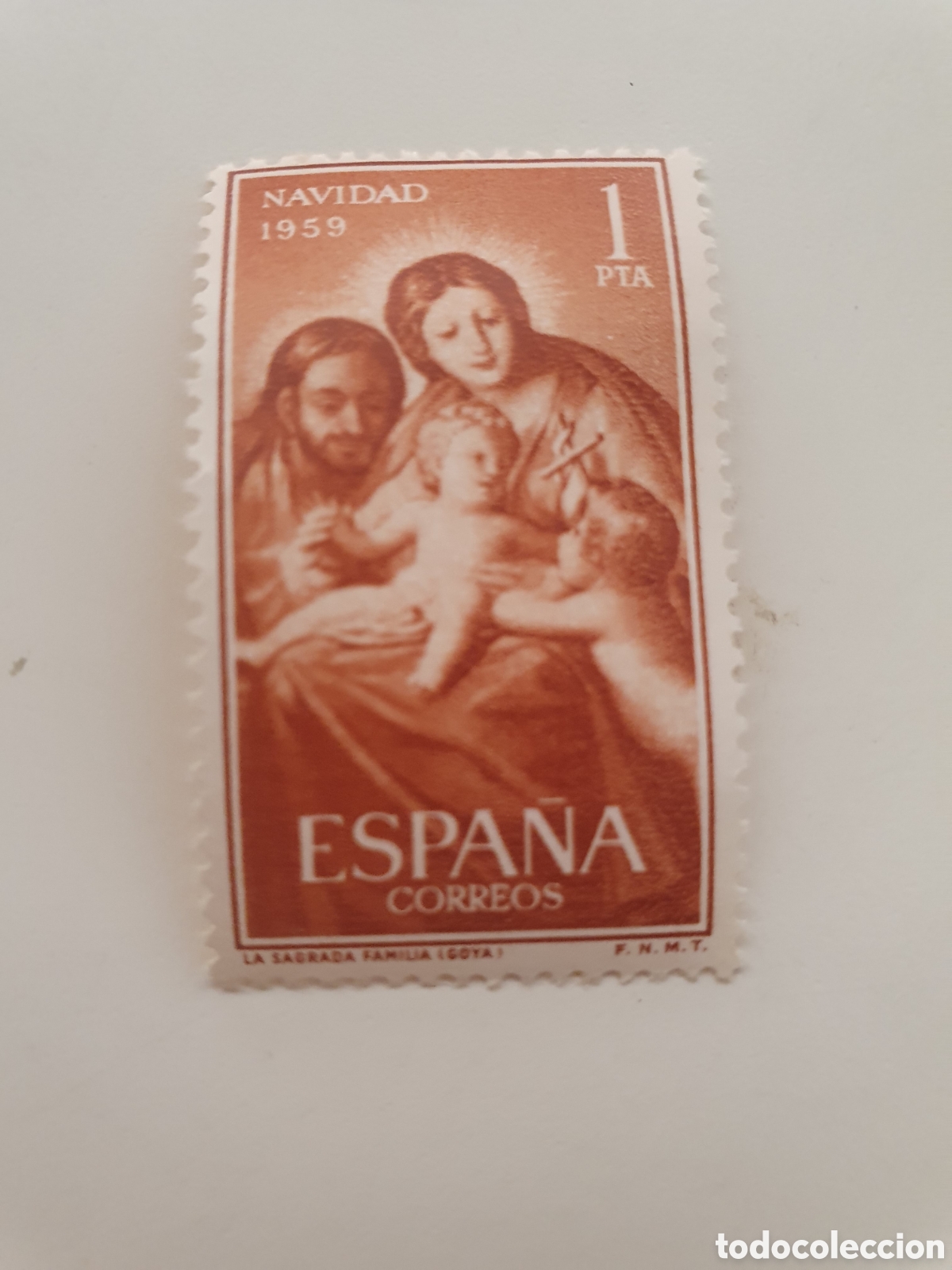 Sellos: Edifil 1253 Navidad 1959 - Foto 1