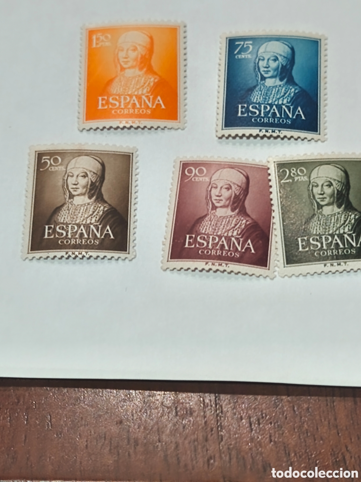 Briefmarken: Serie completa de Espa&ntilde;a ,Isabel terrestre nueva con su gomas** impecable ver