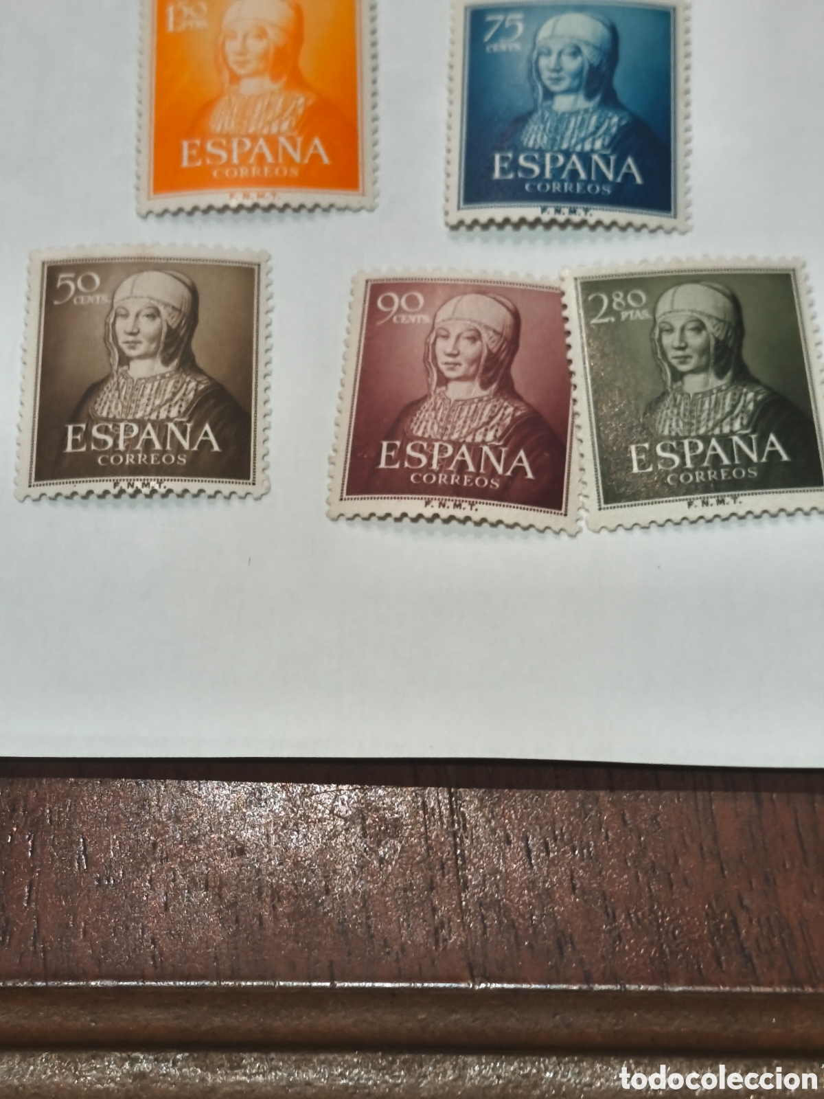 Sellos: Serie completa de Espa&ntilde;a ,Isabel terrestre nueva con su gomas** impecable ver - Foto 2