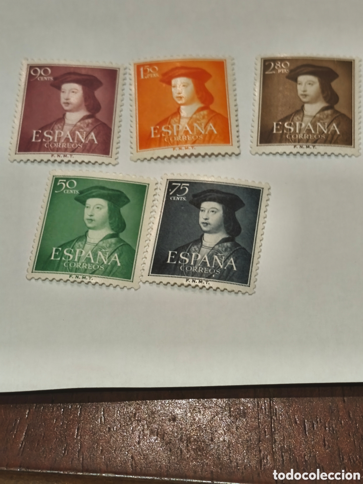 Briefmarken: Serie. Completa de Espa&ntilde;a Fernando terrestre muy escasa ,ver las imagenes