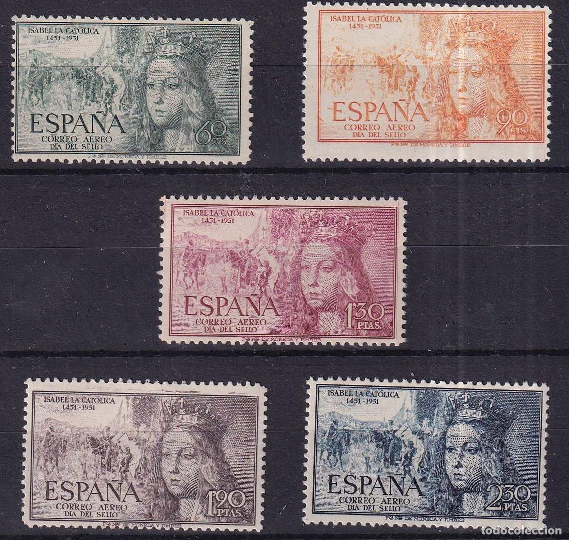 Briefmarken: Sellos Espa&ntilde;a A&ntilde;o 1951 edifil 1097/01 nuevo sin fijasello Valor cat. 53&euro;