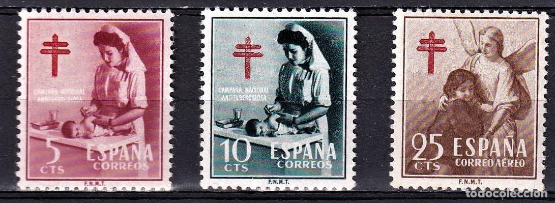 Briefmarken: Sellos Espa&ntilde;a A&ntilde;o 1953 edifil 1121/23 nuevo sin fijasello Valor cat. 16&euro;
