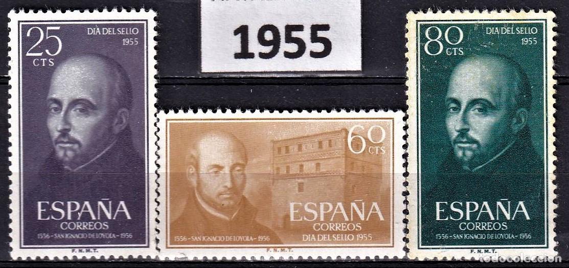 Briefmarken: Sellos Espa&ntilde;a A&ntilde;o 1955 edifil 1166/68 nuevo sin fijasello Valor cat. 5,25&euro;