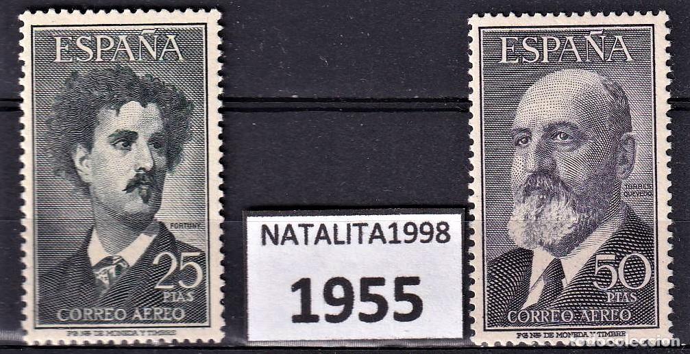 Briefmarken: Sellos Espa&ntilde;a A&ntilde;o 1955 edifil 1164/65 nuevo sin fijasello Valor cat. 54&euro;