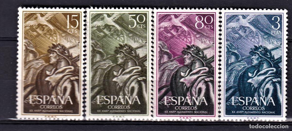 Briefmarken: Sellos Espa&ntilde;a A&ntilde;o 1956 edifil 1187/90 nuevo sin fijasello Valor cat. 25,50&euro;