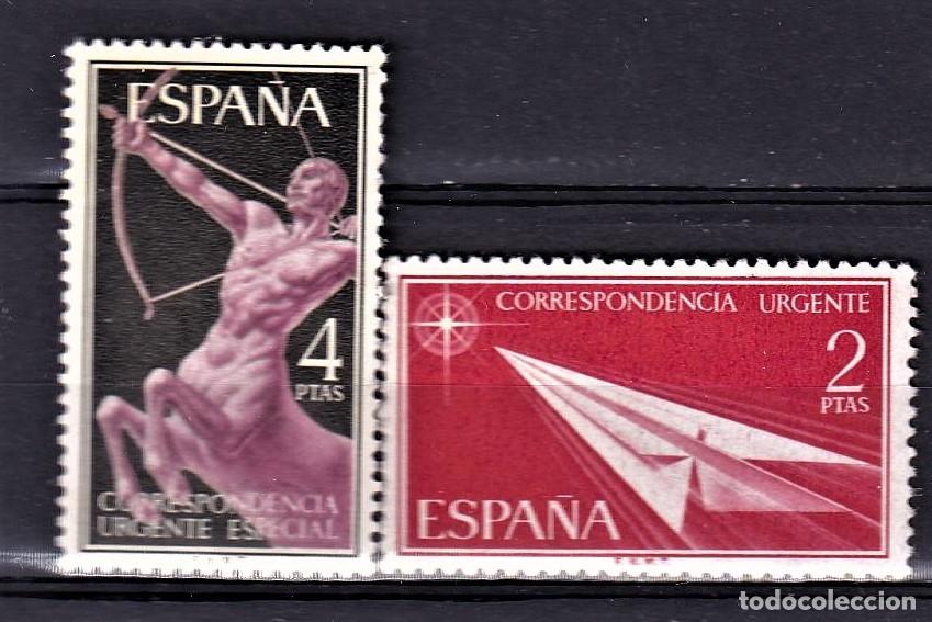 Briefmarken: Sellos Espa&ntilde;a A&ntilde;o 1956 edifil 1185/86 nuevo sin fijasello Valor cat.0,50&euro;